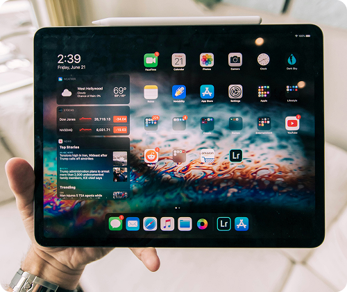 Digital Signage on Tablet
